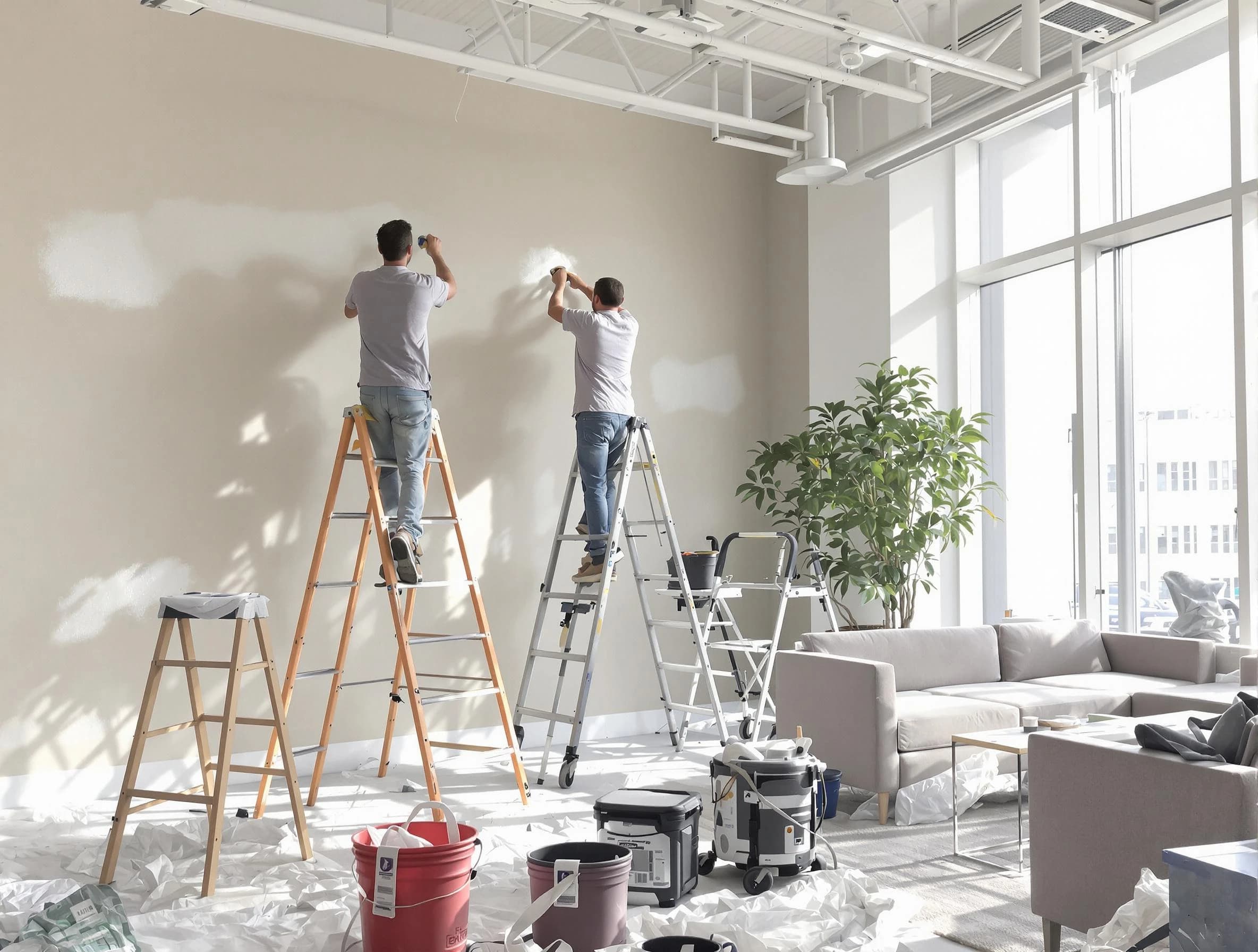 Willowick House Painters delivering commercial painting services in Willowick, OH